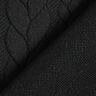 Cabled Cloque Jacquard Jersey – black,  thumbnail number 4