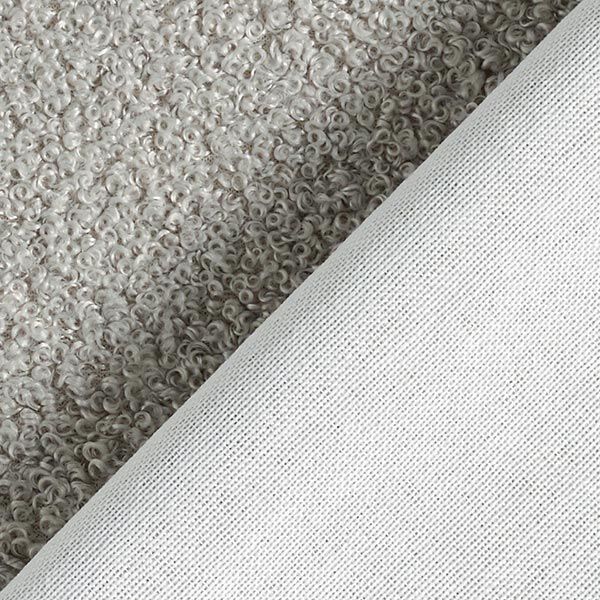 Upholstery Fabric Bouclé – light grey,  image number 3