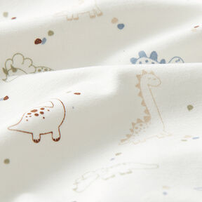 Cotton Jersey baby dinosaurs – offwhite, 