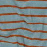 terry cloth jersey Stripes | Poppy Fabrics – dove blue/copper,  thumbnail number 2