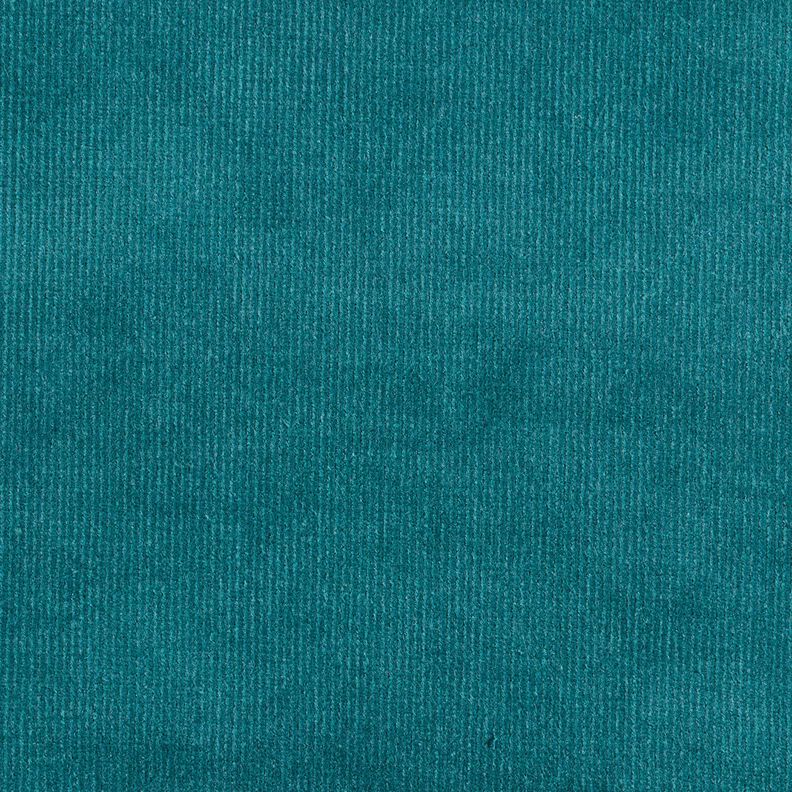 Stretchy fine corduroy – petrol,  image number 4