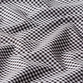 Cotton Poplin Small Gingham, yarn-dyed – black/white, 