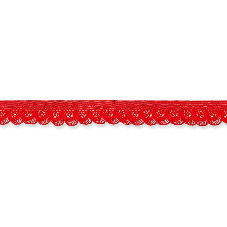 Elasticated Ruffle [15 mm] – red,  image number 2