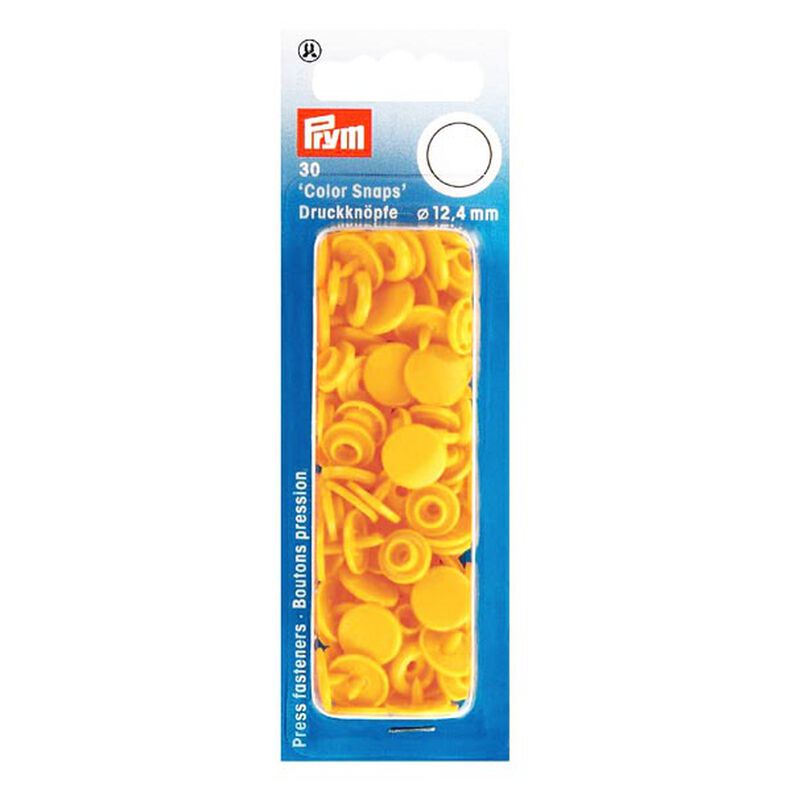 Colour Snaps Press Fasteners 8 – yellow | Prym,  image number 1