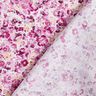 viscose fabric flower meadow – grape/white | Remnant 80cm,  thumbnail number 4
