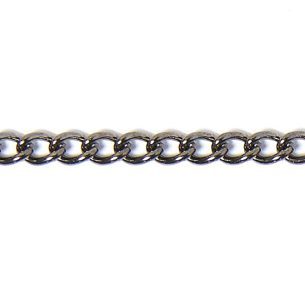 Link Chain [3 mm] – anthracite,  image number 1
