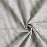 Linen Cotton Blend Narrow Stripes – black/offwhite,  thumbnail number 3