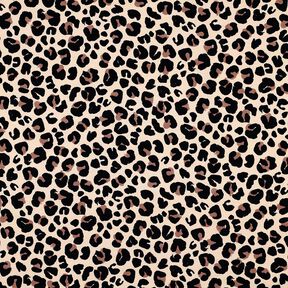 French Terry small leopard print Digital Print | Poppy Fabrics – light beige/light brown, 