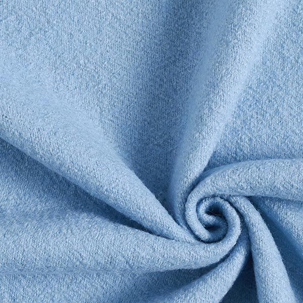 Fulled woollen loden, light – light blue,  image number 1
