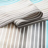 Outdoor Deckchair fabric Longitudinal stripes 44 cm – cashew/turquoise,  thumbnail number 3