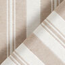 Decor Fabric Jacquard stripes – light beige/sand,  thumbnail number 4