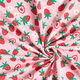Cotton Jersey Sweet Strawberries | PETIT CITRON – pink,  thumbnail number 3