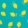 Raincoat Fabric lemons – peppermint/lemon yellow,  thumbnail number 1