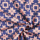 Norwegian Print Soft Sweatshirt Fabric – indigo/salmon,  thumbnail number 3