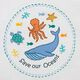 Beginner Embroidery Kit Save our Oceans,  thumbnail number 2