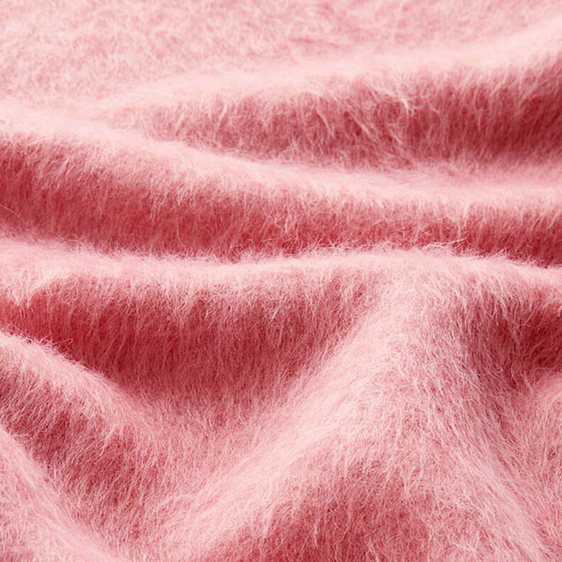 Plain Fluffy Coating Fabric – dusky pink,  image number 2
