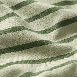 Narrow & Wide Stripes Cotton Jersey – reed/pine, 