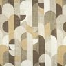 Blackout Fabric Abstract Arches – khaki/light taupe,  thumbnail number 1
