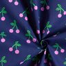 Coated Cotton cute cherries – navy blue,  thumbnail number 3