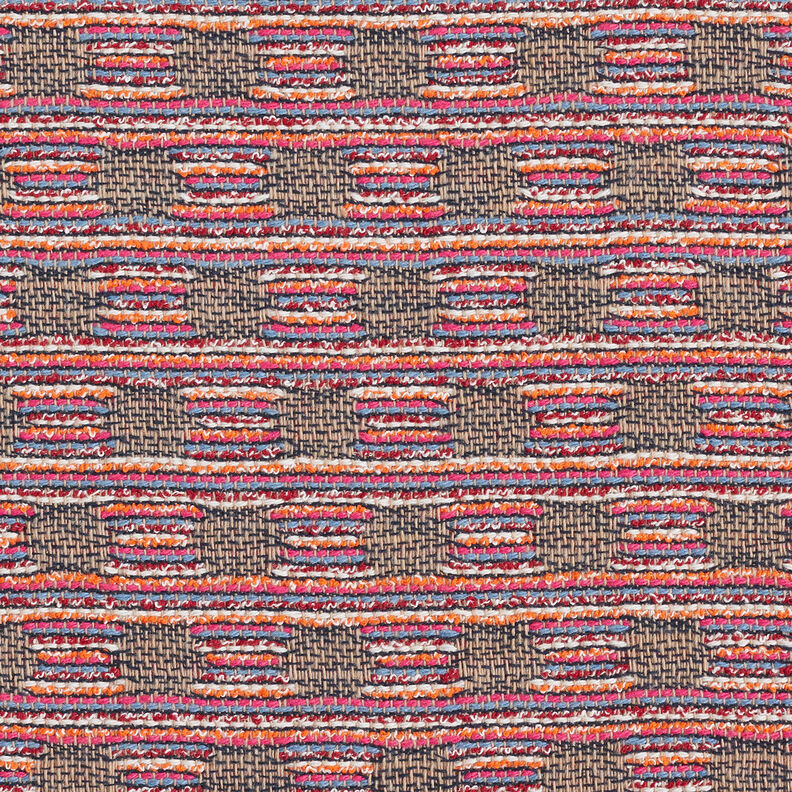 Bouclé stripes and circles,  image number 1