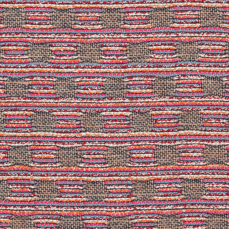Bouclé stripes and circles,  image number 1
