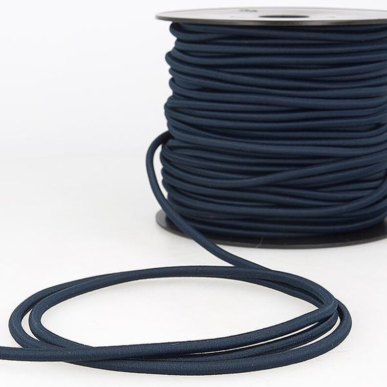 Outdoor Elastic cord [Ø 5 mm] – navy blue,  image number 1