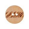 2-Hole Wooden Button  – beige,  thumbnail number 1