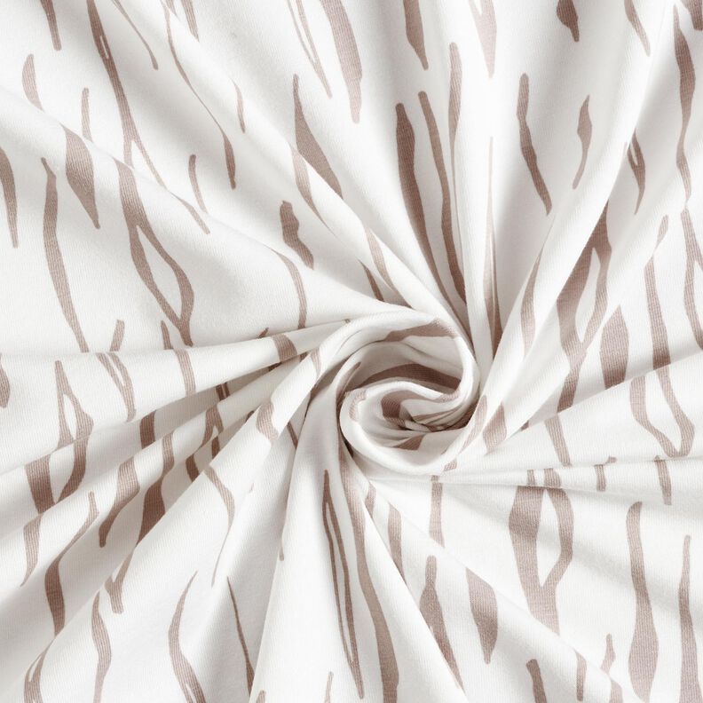 Zebra cotton jersey – offwhite,  image number 3