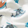 Cotton Jersey helicopters and kites Digital Print – ivory/light turquoise,  thumbnail number 2