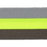 Neon Bag Strap Webbing [ 40 mm ] – neon yellow/grey,  thumbnail number 1