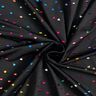 Foil jersey, colourful shimmering hearts &ndash; black,  thumbnail number 4