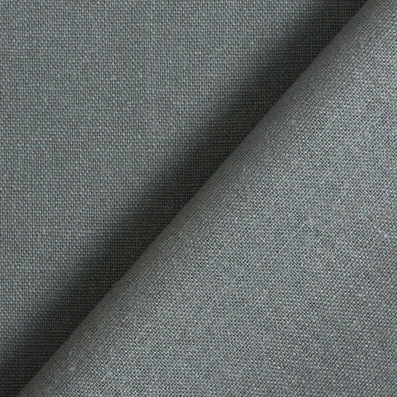 pure heavy linen Plain – grey,  image number 3