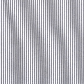 Cotton Poplin Stripes – grey/white, 