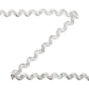 Lurex Rickrack [12mm] - silver, 