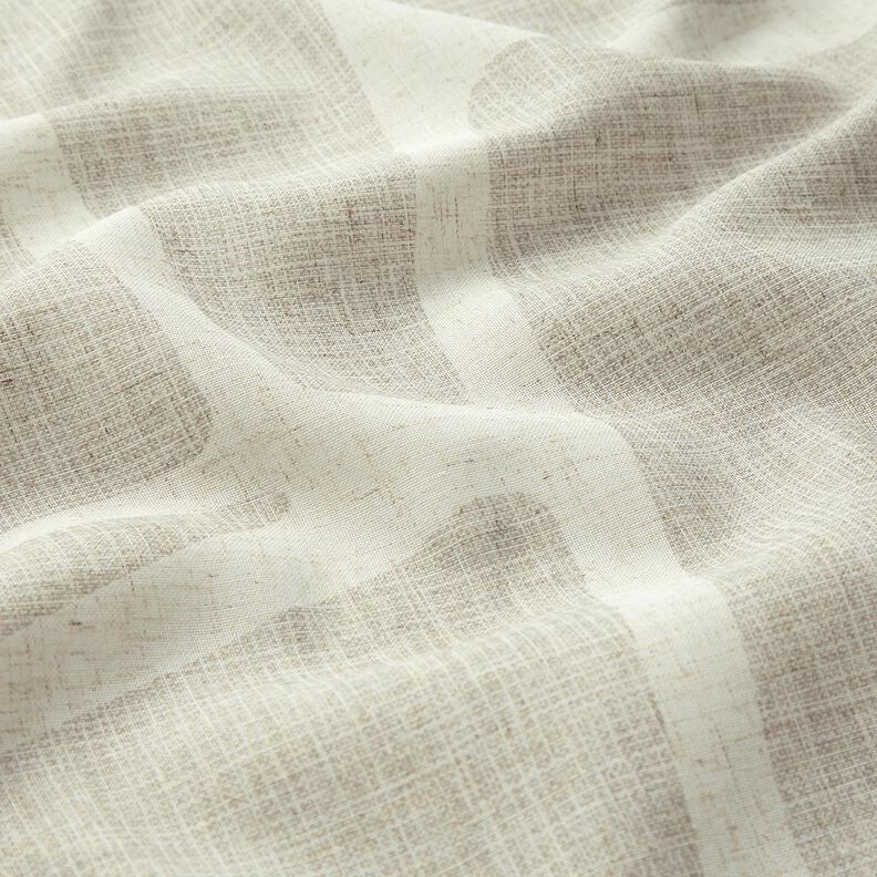 Curtain Fabric Linen Blend Shapes – light taupe/natural, image number 2