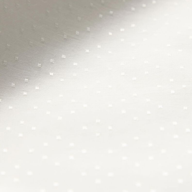 Satin dots blouse fabric – white,  image number 4