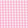 Cotton Vichy check 1 cm – pink/white,  thumbnail number 1