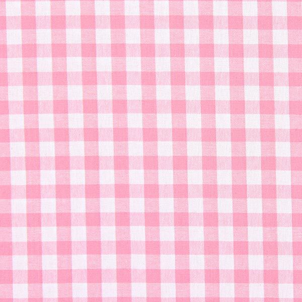 Cotton Vichy - 1 cm – pink,  image number 1