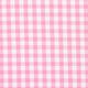Cotton Vichy - 1 cm – pink,  thumbnail number 1