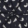 GOTS Cotton Jersey seals Digital Print | Poppy Fabrics – midnight blue/anemone,  thumbnail number 3