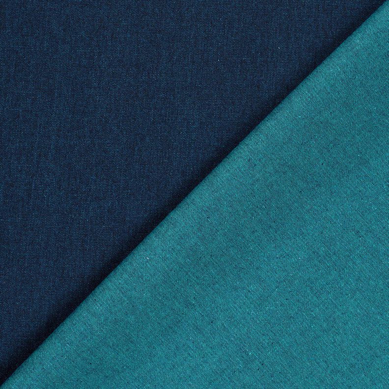 Mottled blend denim cotton – ocean blue,  image number 3