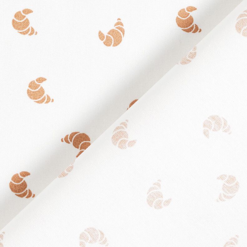 Cotton Poplin croissant – ivory,  image number 4