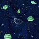 Decor Fabric Glow in the dark constellation – navy blue/light yellow,  thumbnail number 14