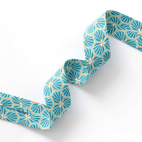 Bias binding Diamonds [27 mm] – turquoise, 