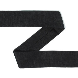 Jersey Binding, Folded - black, 