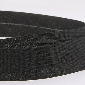 Bias binding Polycotton [20 mm] – black, 