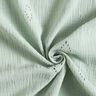 Double Gauze/Muslin Broderie Anglaise Diamond – pale mint,  thumbnail number 3