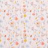 Cotton Flower meadow with birds – rosé,  thumbnail number 1