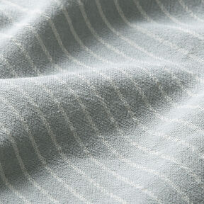 Blouse Fabric Cotton Blend wide Stripes – grey/offwhite, 