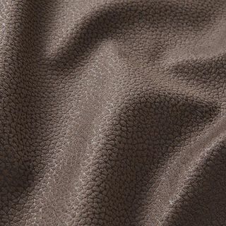 Upholstery Fabric Leather Look – dark brown, 